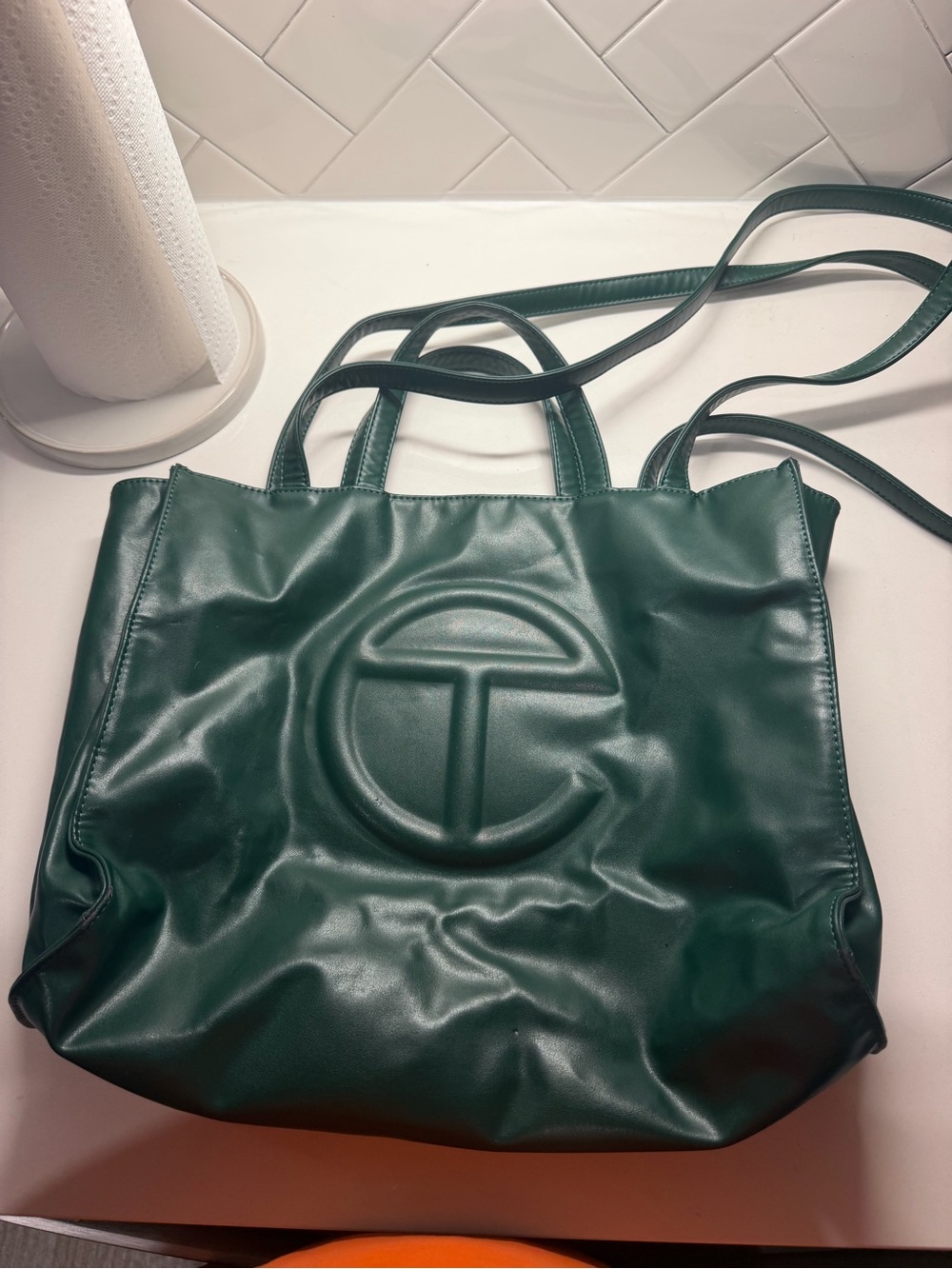Telfar- Medium Shopping Bag - Dark Olive